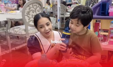 Rafathar Berhasil Puasa Seharian, Nagita Slavina Bangga