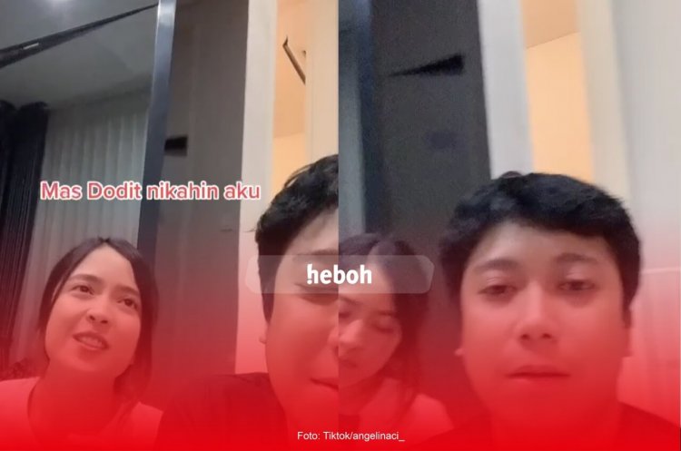 Angela Ci Blak-Blakan Tak Enaknya Jadi Pacar Dodit Mulyono