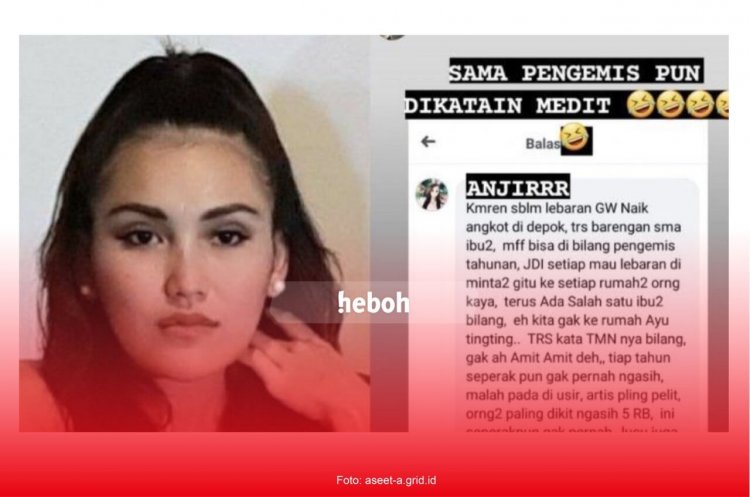 Viral! Disebut Pelit oleh Pengemis, Ayu Ting Ting Justru Dipuji