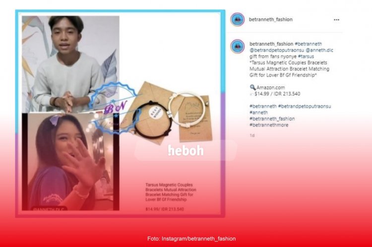 Pakai Gelang Couple, Betrand Peto dan Anneth Bikin Heboh!