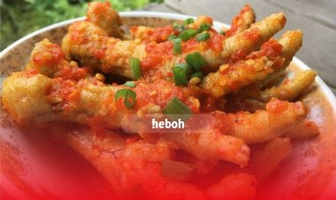 Resep Ceker Mercon, Pedasnya Nendang Abis!