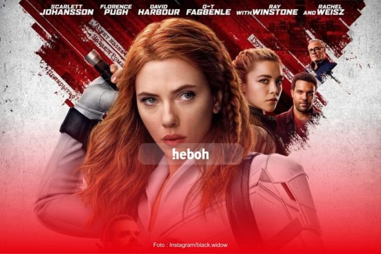 Pemutaran film Black Widow di bioskop
