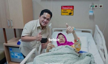 Sahabat Lama, Dorce Gamalama Dijenguk oleh Erick Thohir