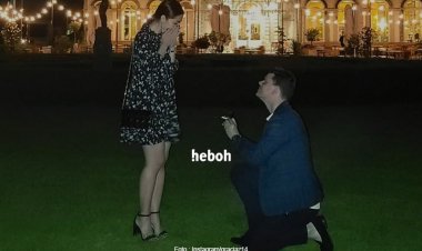 Gracia Indri Pamer Momen Romantis saat Dilamar Kekasihnya