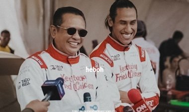 Ketua MPR Bambang Soesatyo dan Sean Galael Crash saat Rally di Meikarta