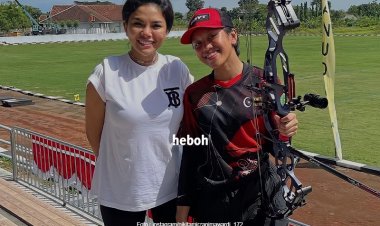 Ikut Kejuaraan Panahan, Putri Cantik Nikita Mirzani Borong Medali