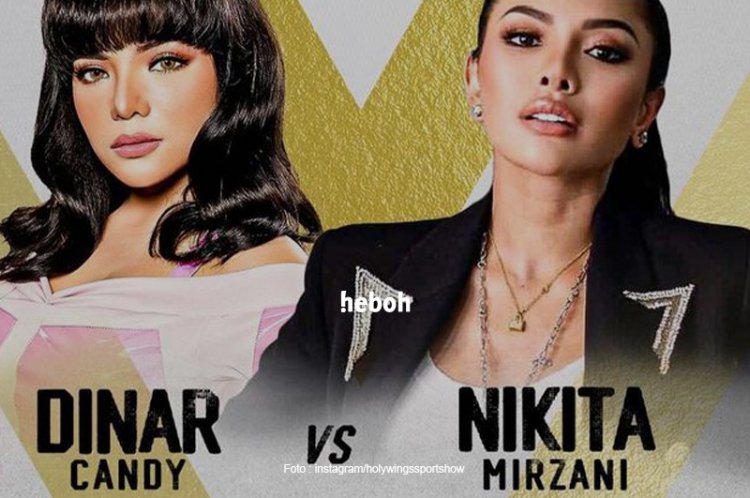 Nikita Mirzani Menang Duel Tinju Lawan Dinar Candy