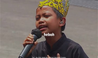 Penyanyi Cilik Asal Banyuwangi, Farel Prayoga Goyang Istana di Hari Kemerdekaan