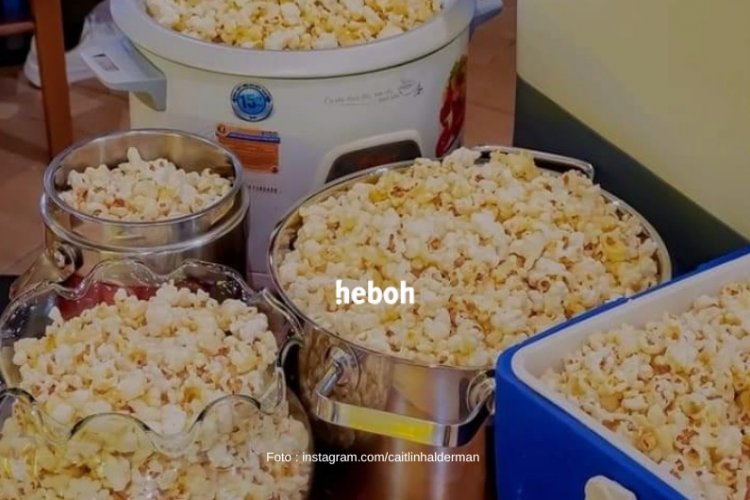 Viral Bioskop Vietnam Bagikan Popcorn Gratis, Masyarakat Bawa Baskom