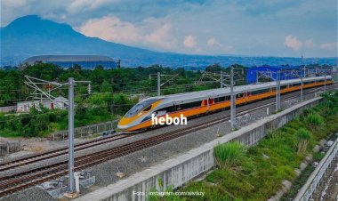 Uji Coba Kereta Cepat Jakarta-Bandung: Speed 80 Km/Jam Tanpa Guncangan