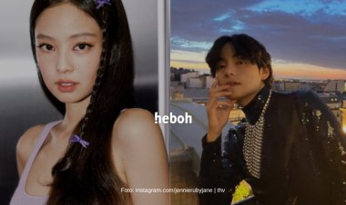 Jennie dan Taehyung ‘V’ BTS Kepergok Pegangan Tangan di Paris