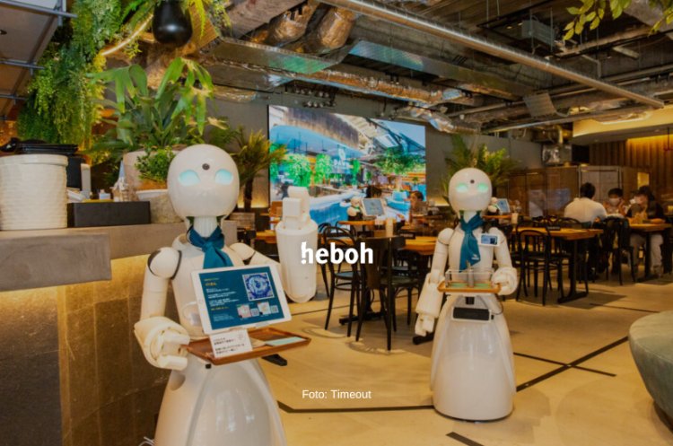 Kafe di Jepang ini Pekerjakan Disabilitas Untuk Kontrol Server Robot