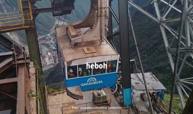 Begini 'Sensasi' Naik Kereta Gantung Tertinggi di Indonesia yang Buat Kaki Ikut Gemetar