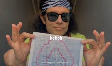 Kreatif! Seniman Asal California Ini Lukis Jalanan Kota dengan Langkah Kakinya Lewat Aplikasi Tracker Lari