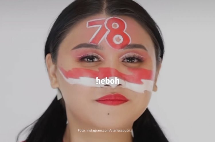 Keren! Clarissa Putri Buat Video Cosplay dan Make Up saat Rayakan HUT RI ke-78