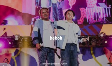 Momen Seru Rizky Febian Ajak Sule Duet Main Gendang Saat Konser