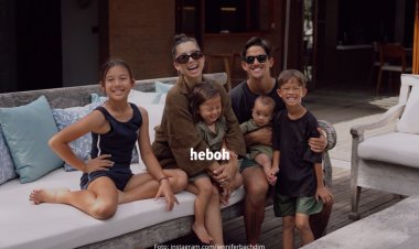 Urus 4 Anak dan Pekerjaan Rumah Tanpa ART, Jennifer Bachdim Tuai Pujian