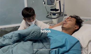 Terbaring di ICU, King Faaz Banjir Pujian Setia Mendoakan Sonny Septian Disampingnya