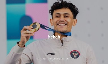 Wujudkan Mimpinya! Veddriq Leonardo Raih Emas Pertama Untuk Indonesia di Olimpiade Paris 2024