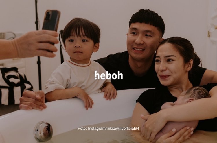 Selamat! Nikita Willy Melahirkan Anak Kedua dengan Metode Water Birth di Amerika Serikat