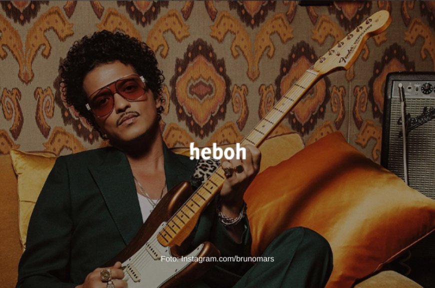 Cetak Sejarah! Bruno Mars Jadi Artis Pertama dengan 150 Juta Pendengar Bulanan di Spotify