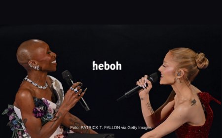 Ariana Grande dan Cynthia Erivo Buka Oscar 2025 dengan Fantastis Lewat Medley Wicked