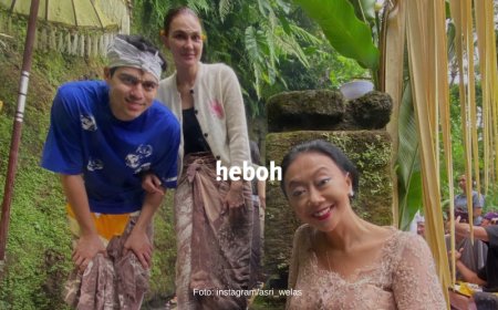 Penuh Makna, Asri Welas Buatkan Batik Khusus untuk Luna Maya dan Maxime Bouttier