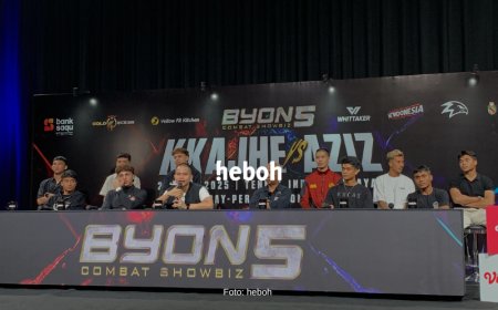 BYON COMBAT SHOWBIZ VOL.5: KKAJHE vs AZIZ CALIM, Panasnya Ring, Penuh Drama, dan Pertaruhkan Sabuk Bergengsi