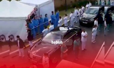 Aksi Protes Staf Medis di Belgia, Membelakangi Mobil Perdana Menteri saat Datang di RS