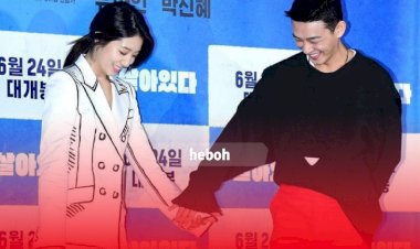 Bergandengan Tangan, Yoo Ah In dan Park Shin Hye Bikin Gemas!