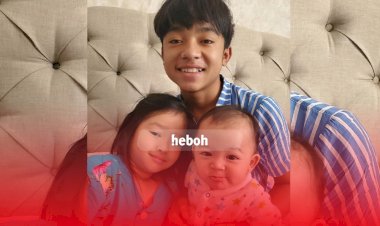 Potret Anak Seleb Momong Sang Adik, Berjiwa Penyayang Sedari Kecil