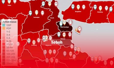 Pasien Positif Covid-19 Jawa Timur Tembus 10 Ribu