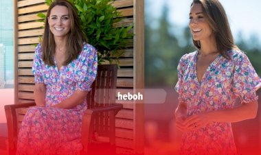 Wow! Kate Middleton Pakai Dress Buatan Bali!