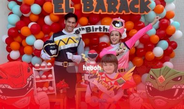 Diisukan Berpisah, Richard Kyle Ikut Rayakan Ulang Tahun El Barack di Rumah Jessica Iskandar