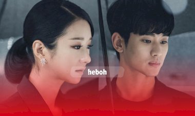 Interaksi Kim Soo Hyun dan Seo Ye Ji di Balik Layar Bikin Baper