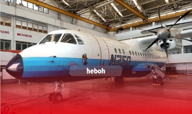 Pesawat N250 Gatotkaca Rancangan BJ. Habibie Akan Dimuseumkan di Yogyakarta