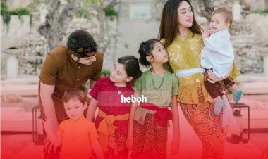 Ekspresi Lucu Baby Koa, Anak Stefan William, Ketika Dijaili Sang Ibu.