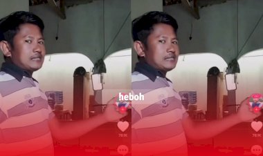 Kocak dan Anti-Mainstream! Aksi Seorang Bapak Saat Main Tiktok