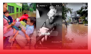 Berada Di Pemukiman Elite, Beberapa Rumah Artis Terendam Banjir