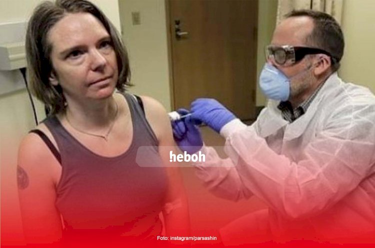 Wanita Ini Menjadi yang Pertama Disuntik Virus COVID-19 untuk Uji Coba Vaksin