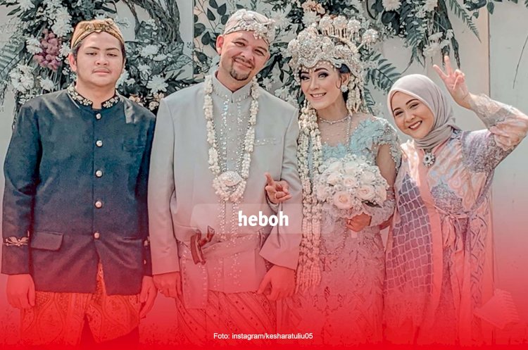 Potret Bahagia Pernikahan Papa Kesha Ratuliu Ditengah Wabah Covid-19