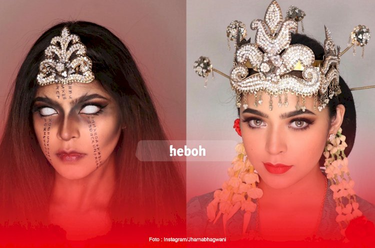 Beauty Vlogger Jharna Bhagwani yang Viral Karena Lathi Challenge dan Kreasi Make Up-nya yang Keren Banget!