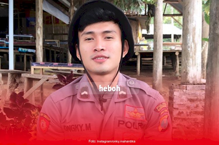 Potret Ongky Mahardika Polisi Tampan yang Viral Digoda Demonstran Cewek